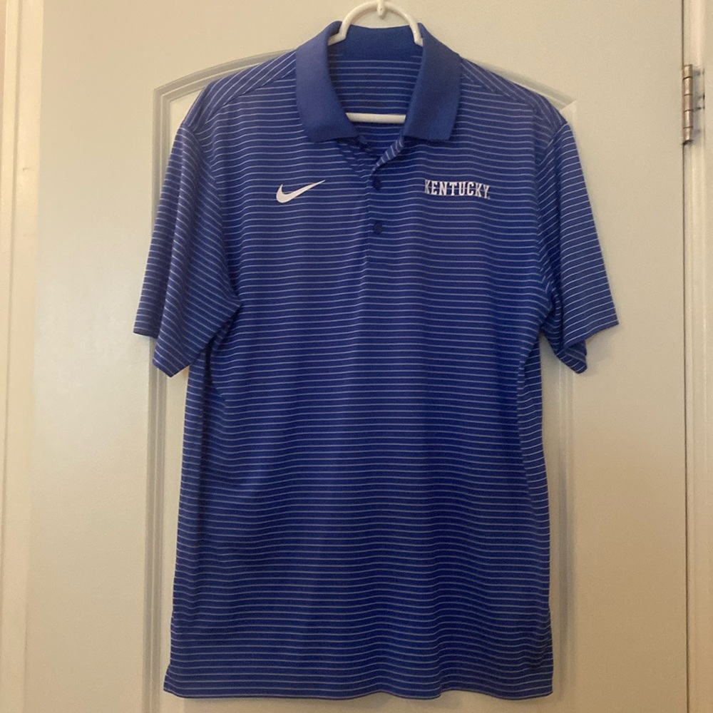 Nike Dri-Fit Kentucky Golf Shirt EUC Size Medium
